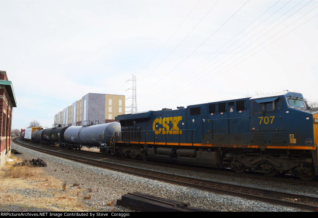 CSX 707. NOTE TILX 646411 IS NEW TO RRPA.